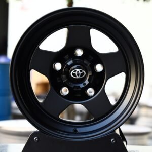 Toyota 4Runner / Tacoma Off-Road 6-Lug Forged Wheels – Gloss Black 5-Spoke Deep Lip