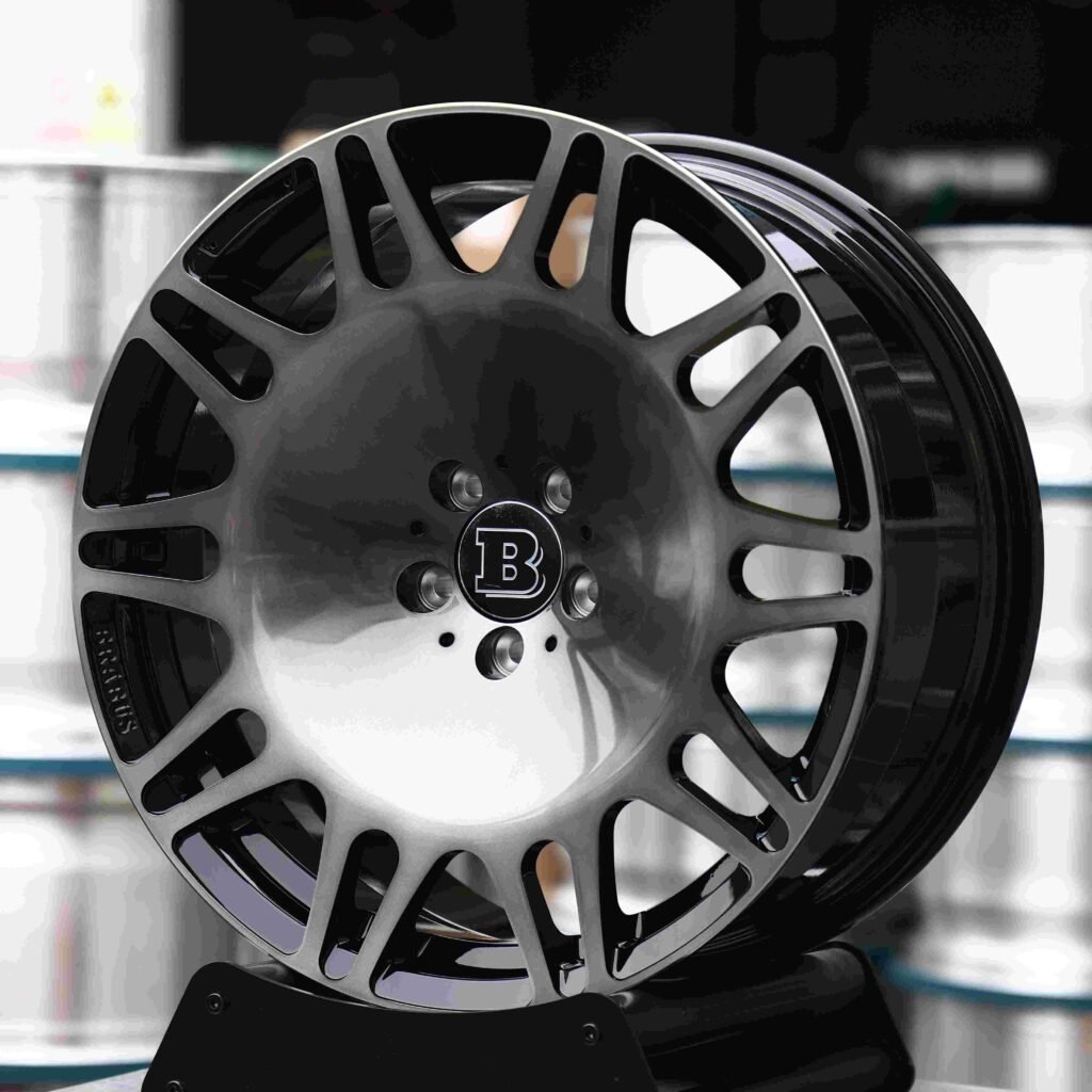 Mercedes-Benz S-Class wheels – Transparent Black, angled view