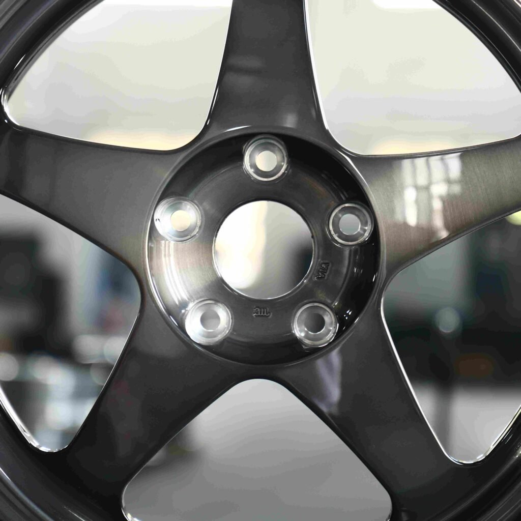 BMW M4 F82 wheels – Transparent Black, lip and barrel detail