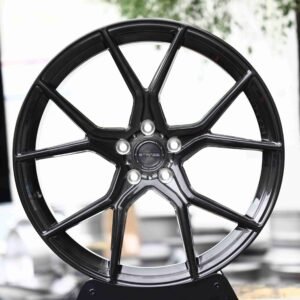 Tesla Model 3 / Audi A5 Forged Wheels – Transparent Black Petal