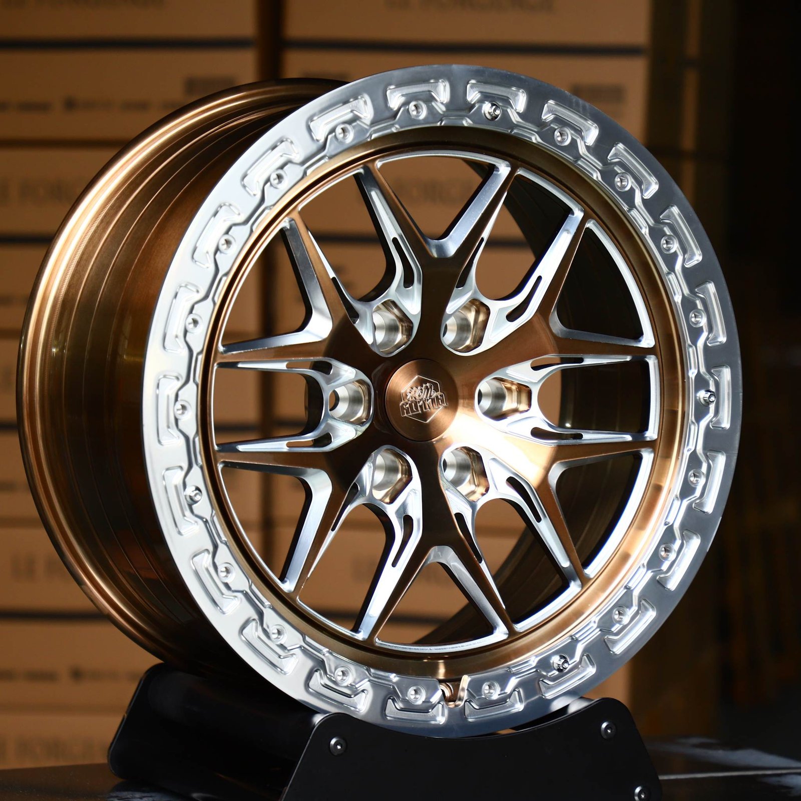 Toyota 4Runner wheels – Transparent Bronze, front view