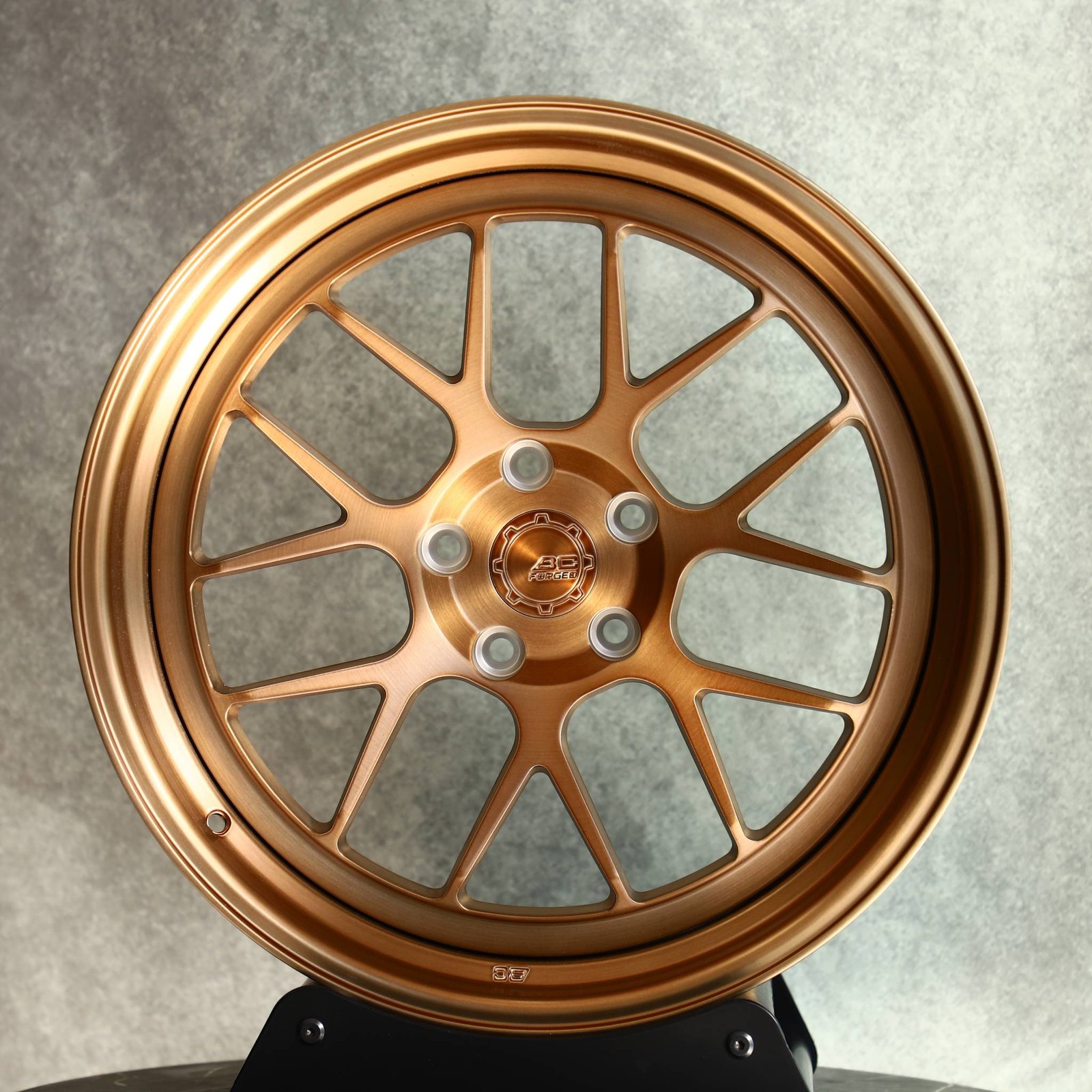Porsche 911 wheels – Transparent Copper 2-Piece Deep Lip, front view