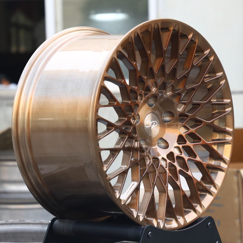 BMW M4 F82 wheels – Transparent Copper Cut-Out, lip and barrel detail