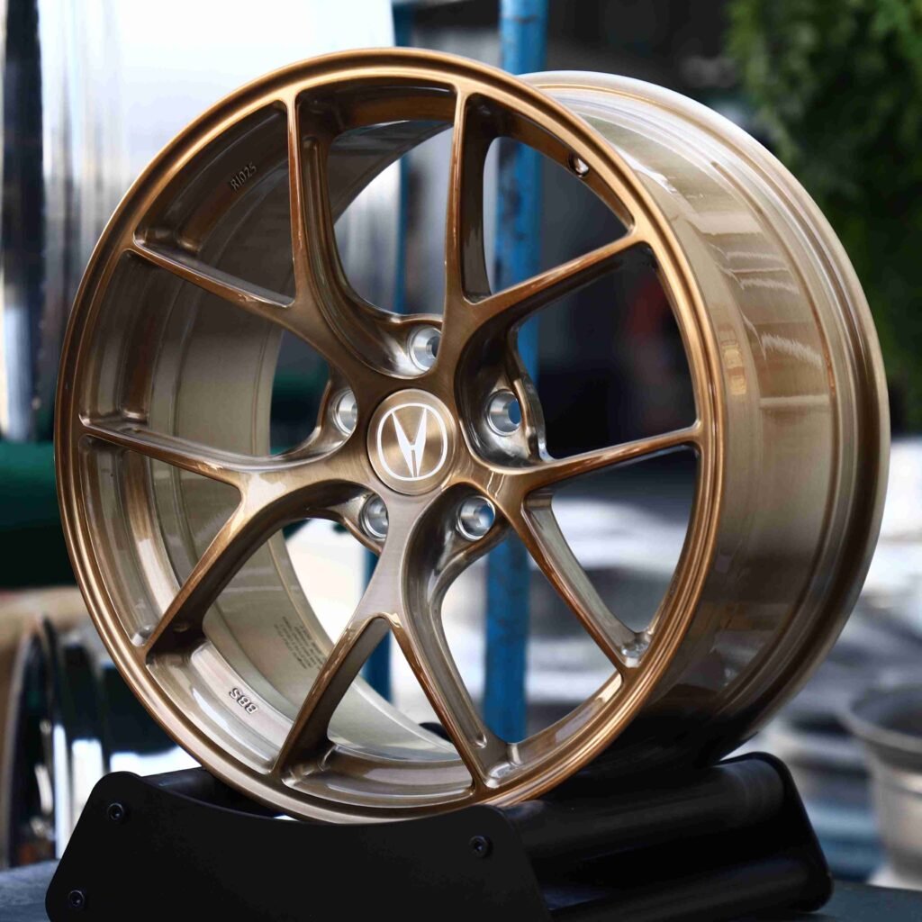 Acura NSX wheels – Transparent Copper, angled view