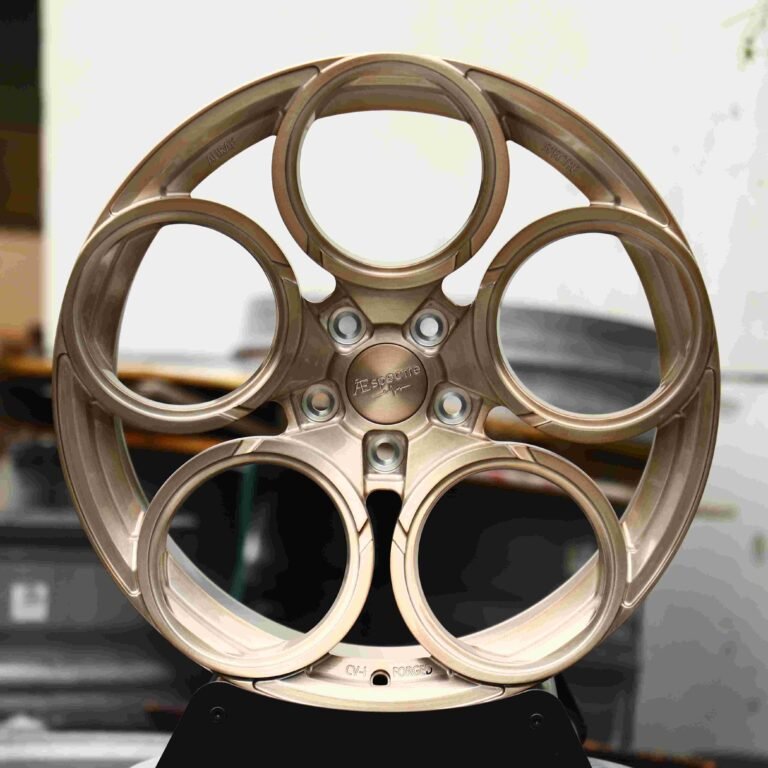 Alfa Romeo Giulia wheels – Transparent Copper Petal, front view