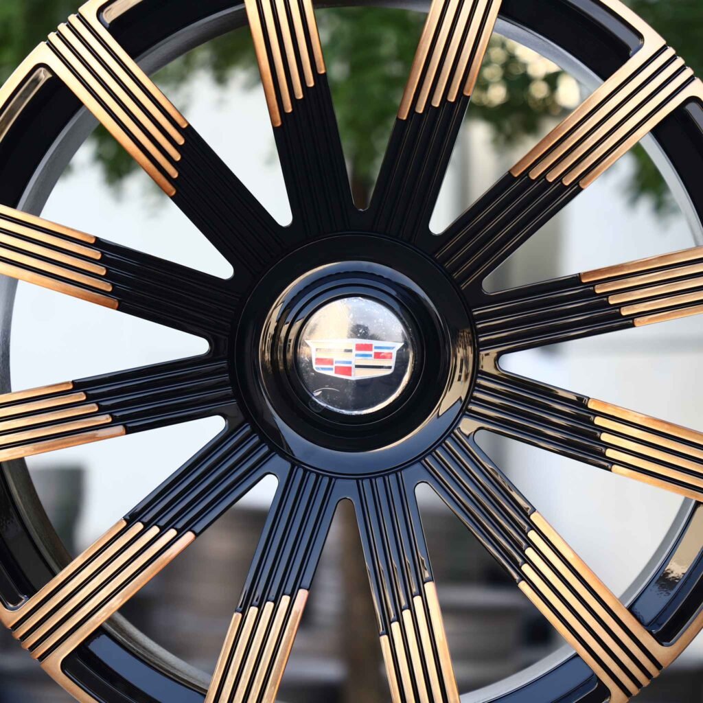 BMW M3 F80 wheels – Transparent Copper Split, lip and barrel detail