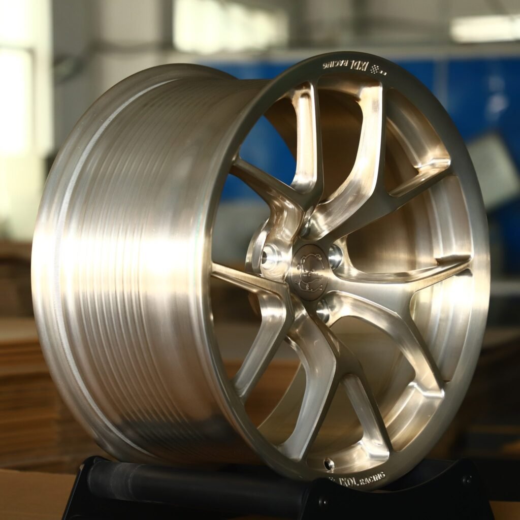 5x130 wheels – Transparent Gold 5 Y-Spoke, side view