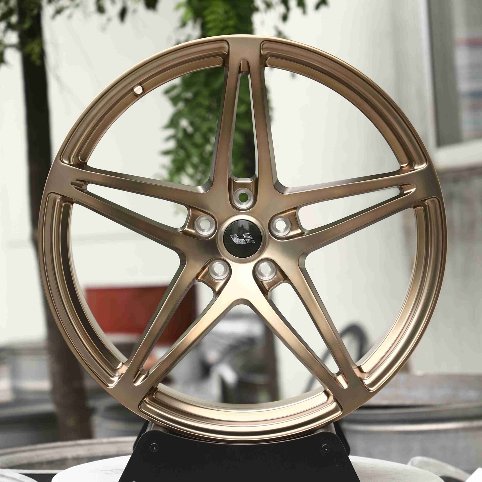 Li Auto L9 wheels – Transparent Gold, front view