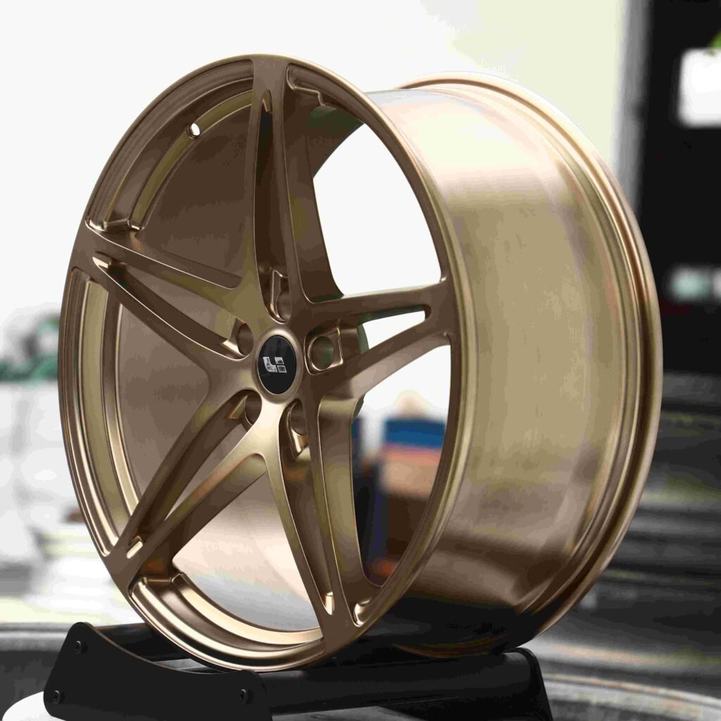 5x120 wheels – Transparent Gold, side view