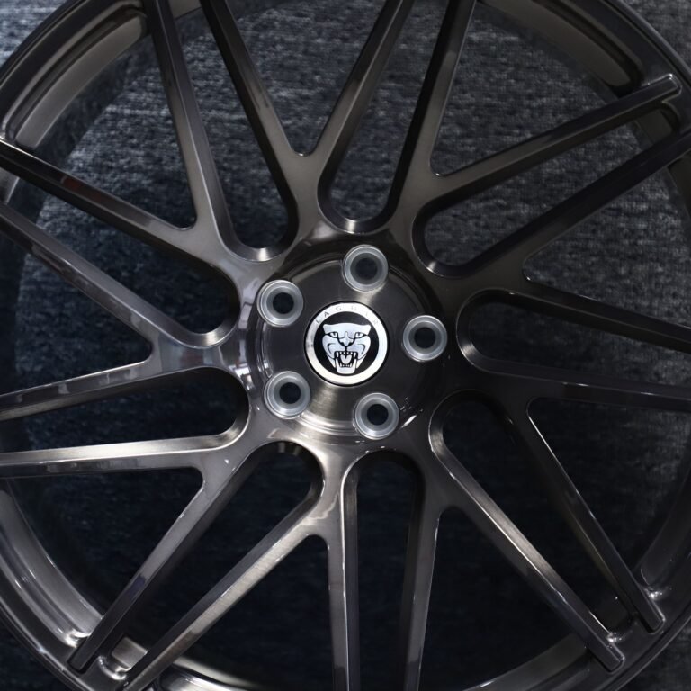 Jaguar F-Type wheels – Transparent Gray 10 Y-Spoke Concave, front view