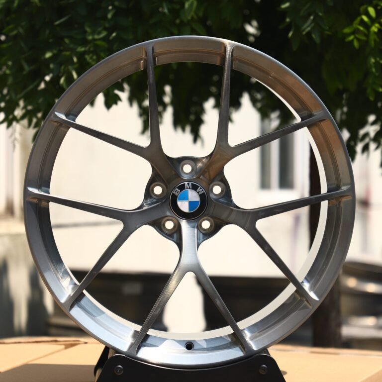 BMW M3 G80 wheels – Transparent Gray Custom, front view