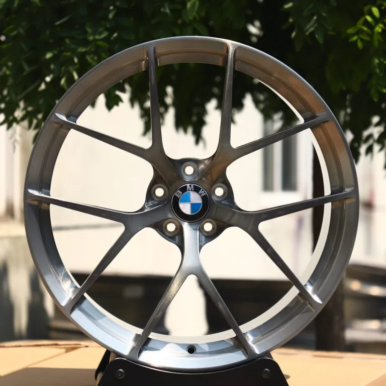 BMW M3 G80 wheels – Transparent Gray Custom, front view
