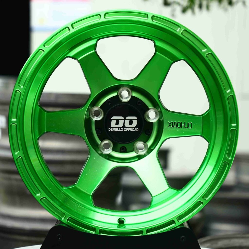 Transparent Green Forged Wheels - Porsche 911 / BMW M3 Fitment (5-Lug) Monoblock forged wheel