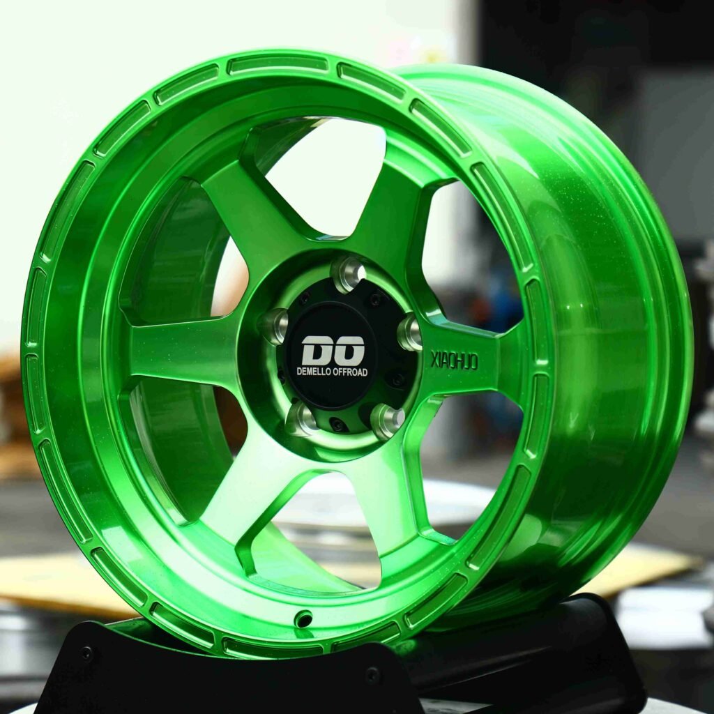 Transparent Green Forged Wheels - Porsche 911 / BMW M3 Fitment (5-Lug) view 2