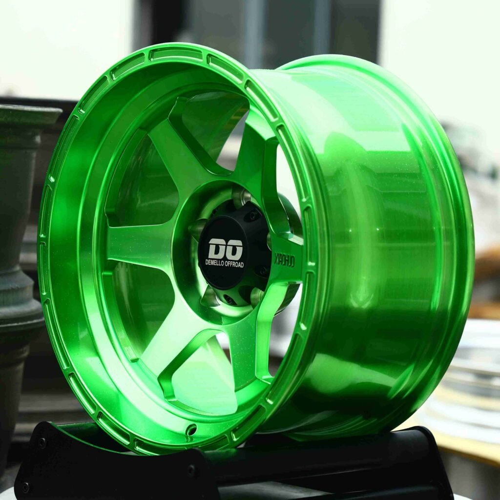 Transparent Green Forged Wheels - Porsche 911 / BMW M3 Fitment (5-Lug) view 3