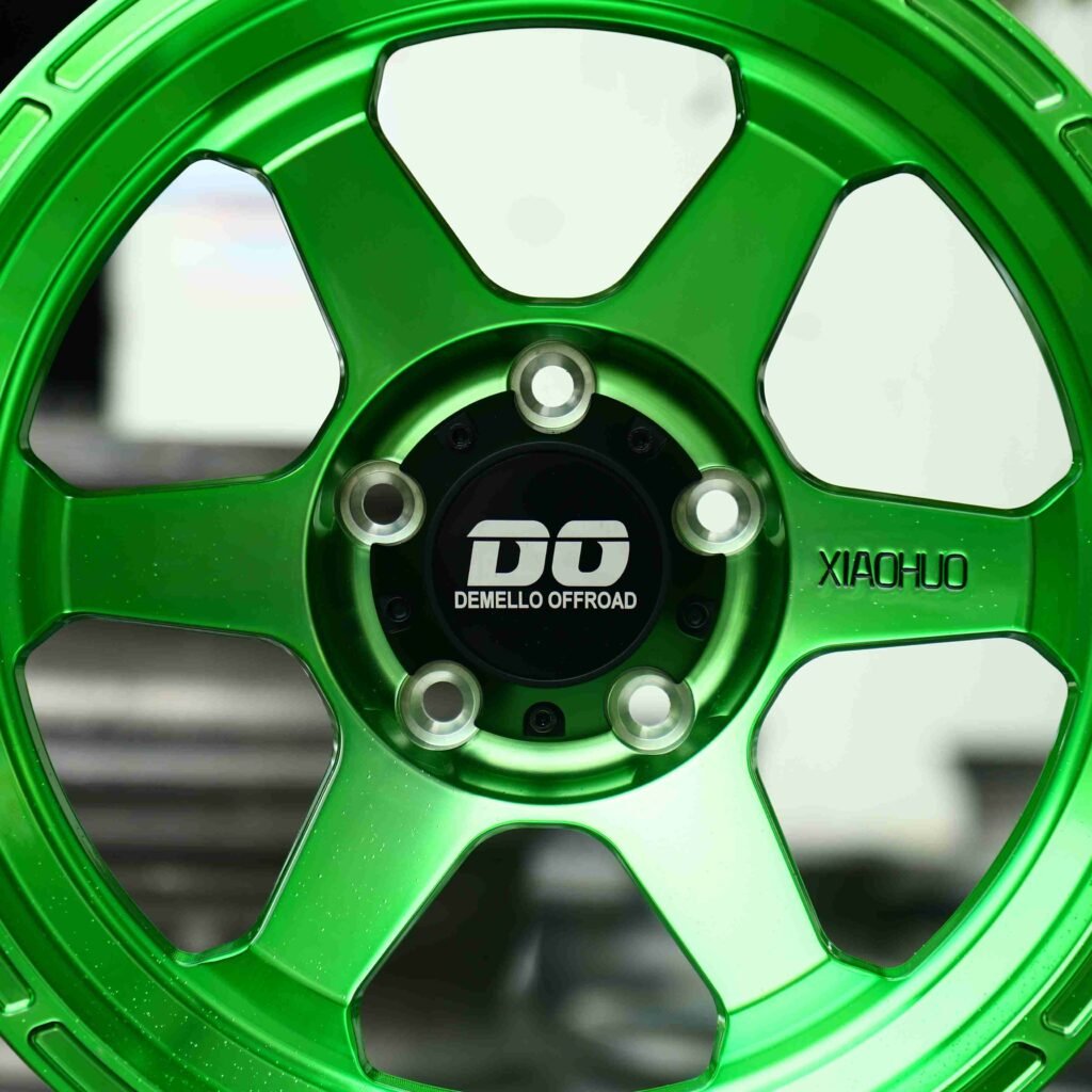 Transparent Green Forged Wheels - Porsche 911 / BMW M3 Fitment (5-Lug) view 4