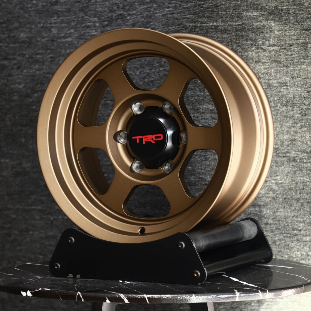 Chevrolet Silverado wheels – TRD Bronze Semi-Full-Face, angled view