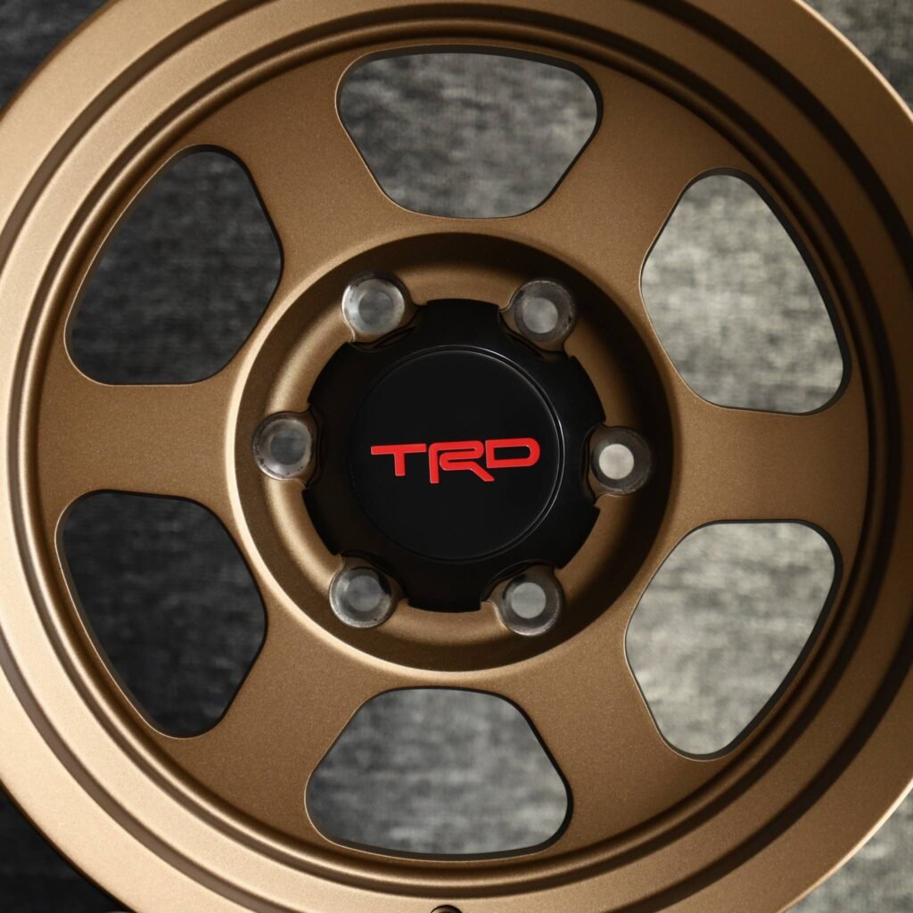 Toyota Tacoma wheels – TRD Bronze Semi-Full-Face, lip and barrel detail