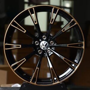 Volkswagen OEM-Style Gloss Black Machined 10 Y-Spoke Forged Wheels – Volkswagen Golf / Tiguan Fitment (5-Lug)