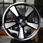 Volkswagen OEM-Style Black / Machined Curved 5-Spoke Forged Wheels – Volkswagen Golf / Tiguan Fitment (5-Lug)