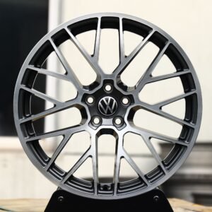 Volkswagen OEM-Style Gunmetal Y-Mesh Forged Wheels – Volkswagen Golf GTI / Golf R Fitment (5-Lug)