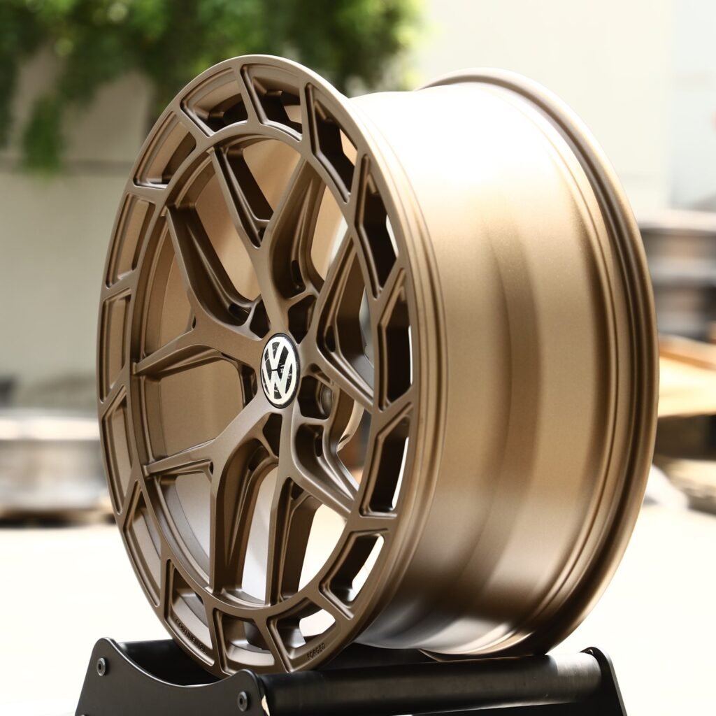 5x112 wheels – Bronze Double-Ring, side view