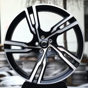 Volvo OEM-Style Gloss Black Machined Twin 5-Spoke Forged Wheels – Volvo XC60 / XC90 Fitment (5-Lug)