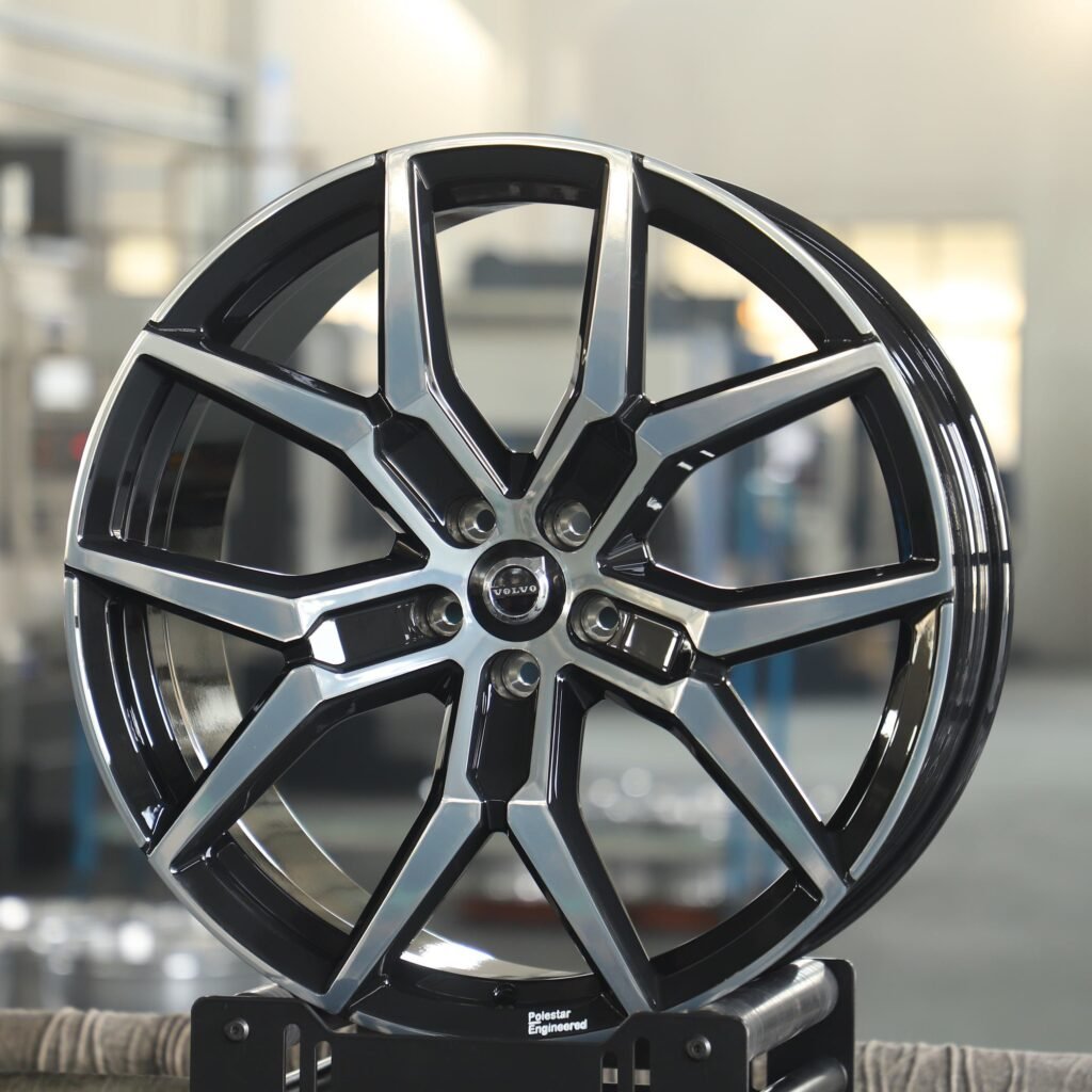Volvo Style Gloss Black 5 Y-Spoke Forged Wheels - Volvo XC90 / Volvo S90 Fitment (5-Lug) view 2