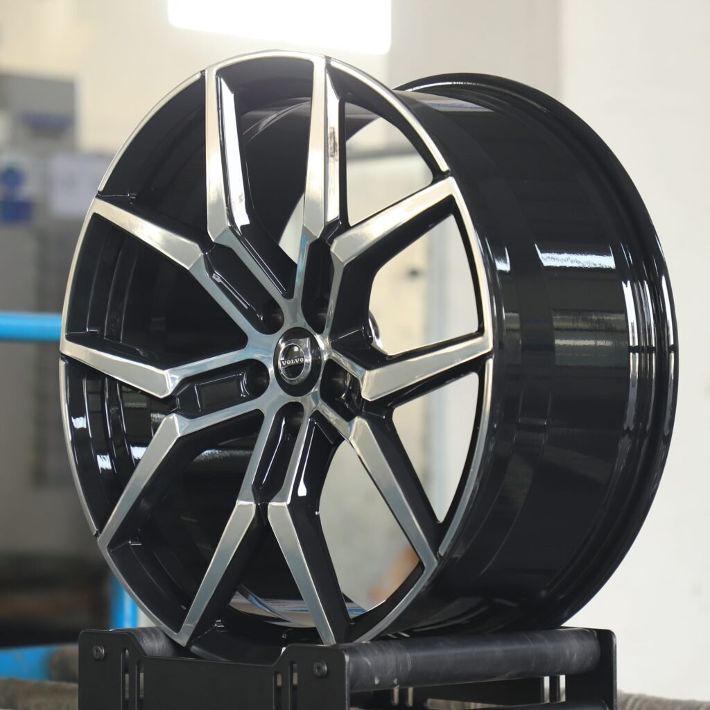 Volvo Style Gloss Black 5 Y-Spoke Forged Wheels - Volvo XC90 / Volvo S90 Fitment (5-Lug) view 4