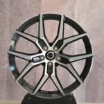 Volvo XC90 / S90 Forged Wheels – Black / Machined Petal-Spoke Machined Face