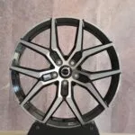 Volvo XC90 / S90 Forged Wheels – Black / Machined Petal-Spoke Machined Face
