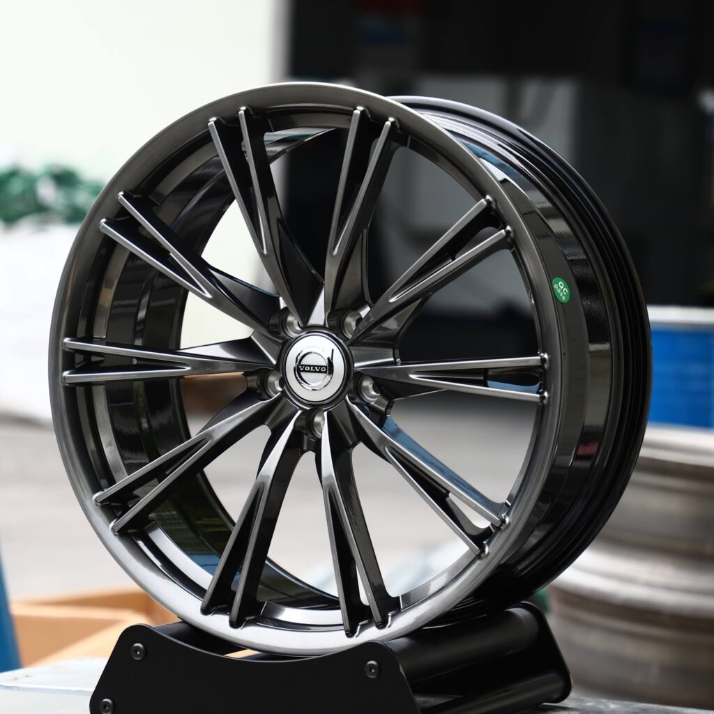 Volvo Style Metallic Gray 10-Spoke Forged Wheels - Volvo XC90 / Volvo S90 Fitment (5-Lug) view 2