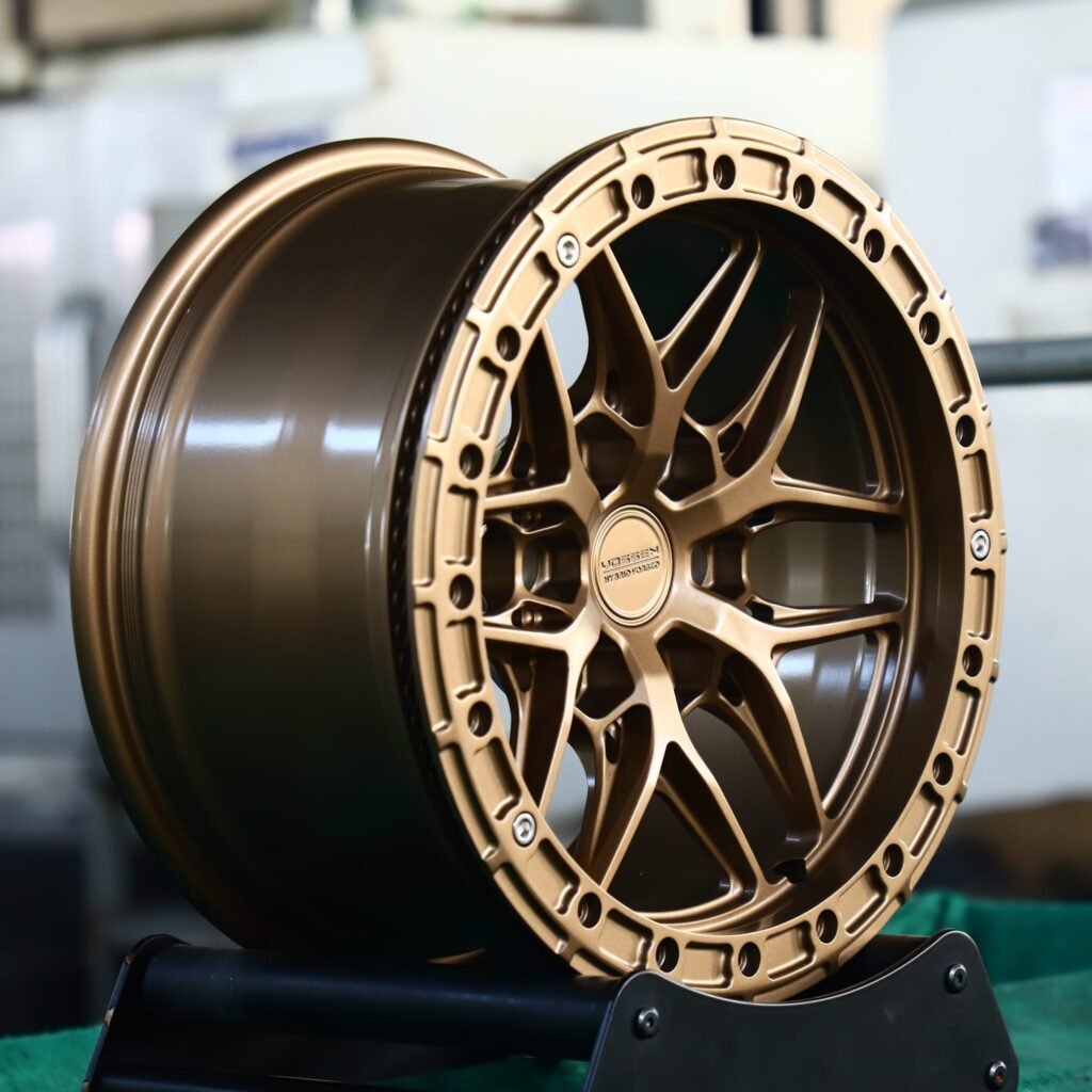 6x135 wheels – Vossen Bronze 6 Y-Spoke Beadlock, side view