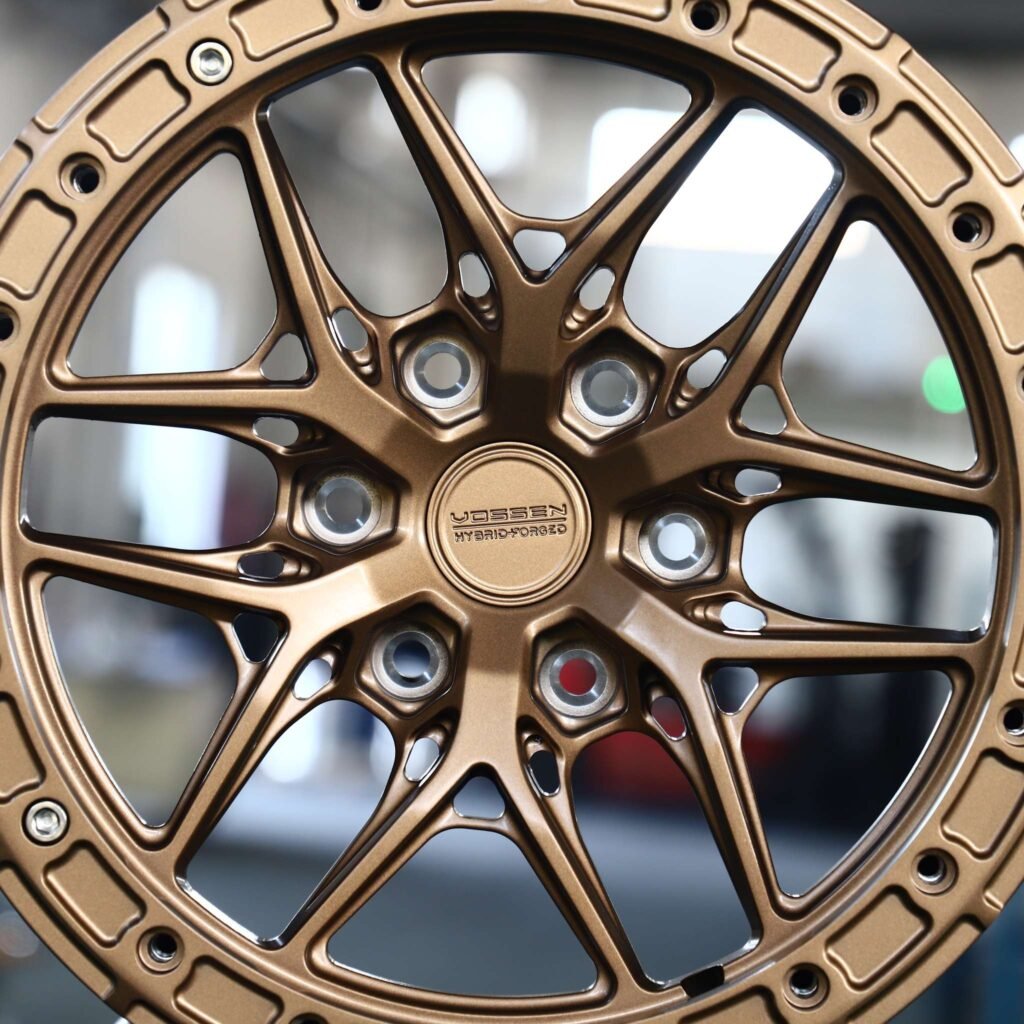 Toyota Tacoma wheels – Vossen Bronze 6 Y-Spoke Beadlock, lip and barrel detail