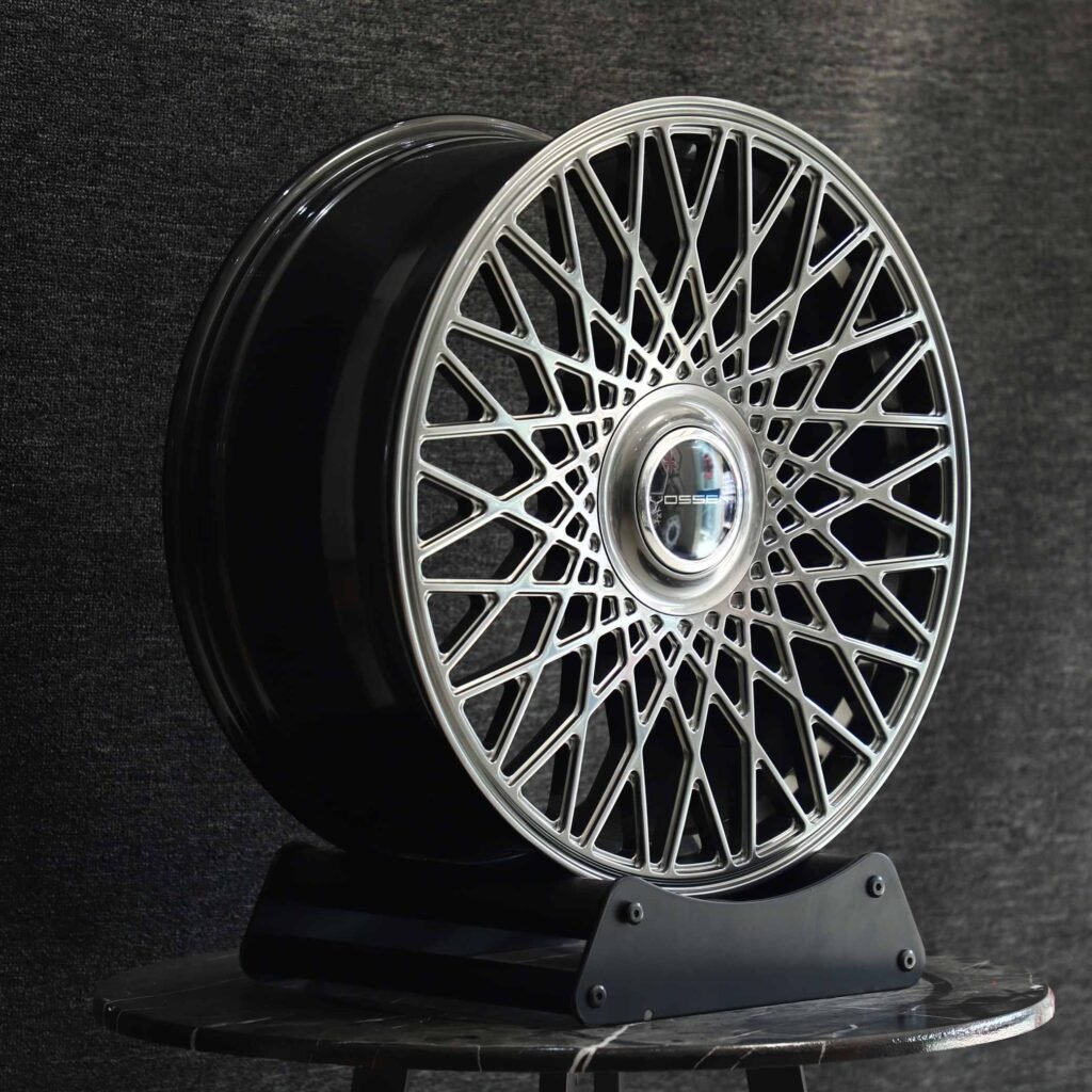 5x114.3 wheels – Vossen Chrome 5-Spoke Cut-Out, side view