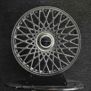 Vossen Chrome 5-Spoke Cut-Out Forged Wheels - Tesla Model Y / Ford Mustang Fitment (5-Lug)