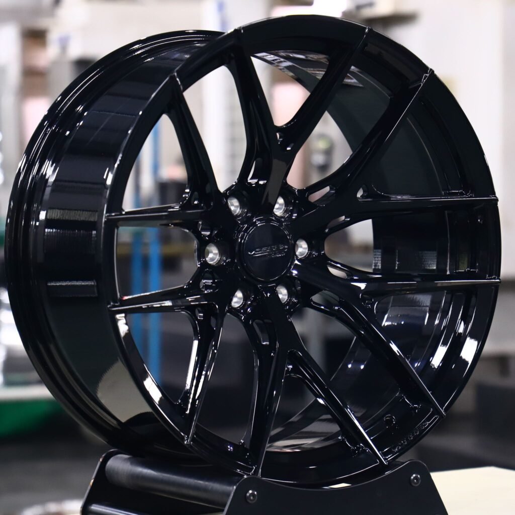 Ram 1500 wheels – Vossen 6 Y-Spoke Side-Milled Mirror Milled, angled view