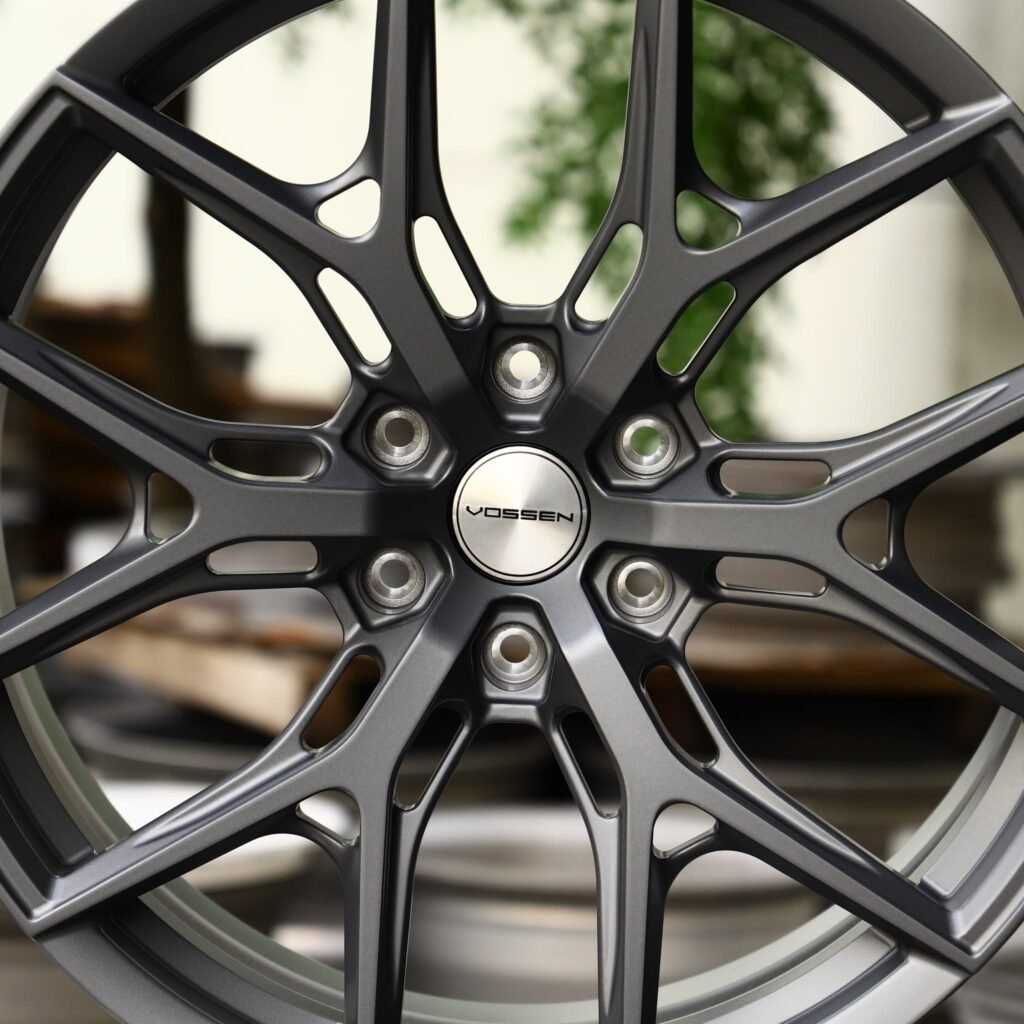 5x114.3 wheels – Side-Milled Mirror Milled (Vossen HF-5-Style), side view
