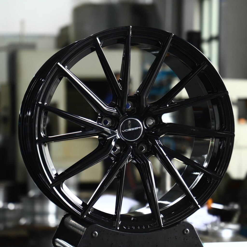 Vossen Gloss Black 5 W-Spoke Forged Wheels - Audi A6 / BMW 5 Series Fitment (5-Lug) view 2