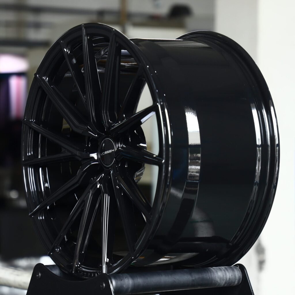 Vossen Gloss Black 5 W-Spoke Forged Wheels - Audi A6 / BMW 5 Series Fitment (5-Lug) view 4