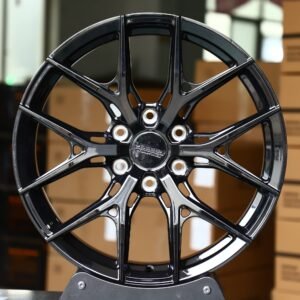 Vossen Gloss Black 6 Y-Spoke Side-Milled Forged Wheels – BMW M3 / Audi RS5 Fitment (5-Lug)