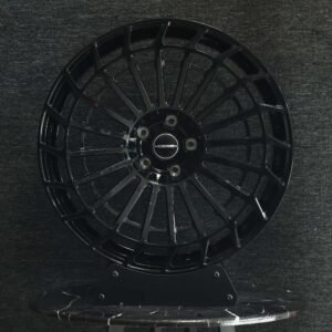 Vossen Gloss Black Double-Ring Forged Wheels - Tesla Model Y / Ford Mustang Fitment (5-Lug)