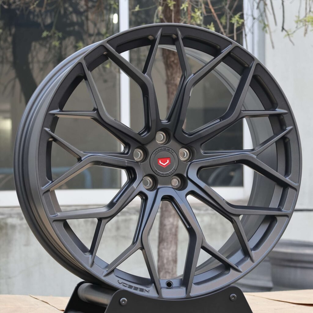 Vossen Matte Black / Gunmetal 10 Y-Spoke Forged Wheels - Audi A6 / BMW 5 Series Fitment (5-Lug) view 2
