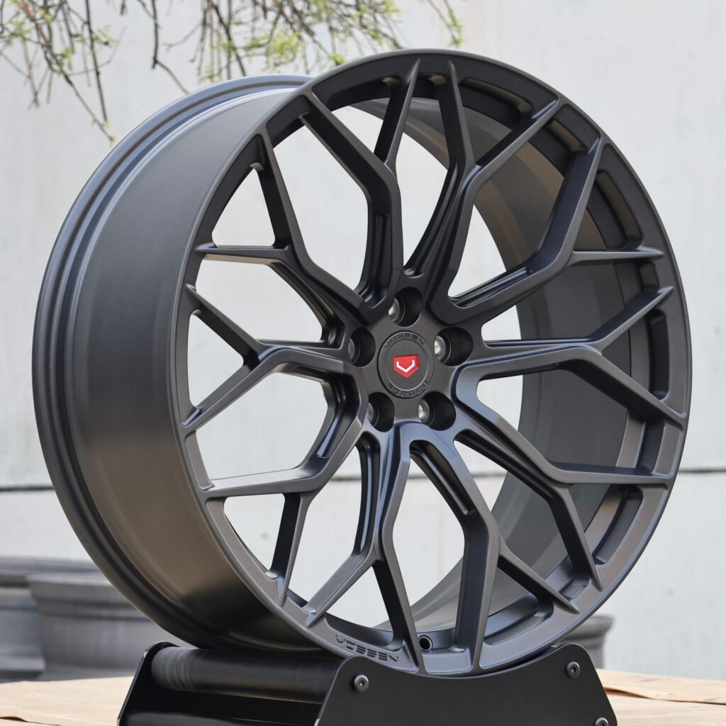 Vossen Matte Black / Gunmetal 10 Y-Spoke Forged Wheels - Audi A6 / BMW 5 Series Fitment (5-Lug) view 3