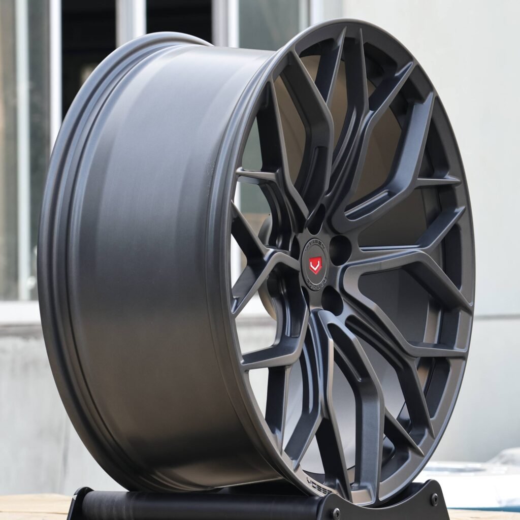 Vossen Matte Black / Gunmetal 10 Y-Spoke Forged Wheels - Audi A6 / BMW 5 Series Fitment (5-Lug) view 4
