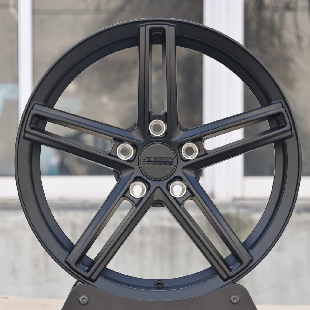 Vossen Matte Silver 5-Spoke Forged Wheels - Audi A6 / BMW 5 Series Fitment (5-Lug) Monoblock forged wheel