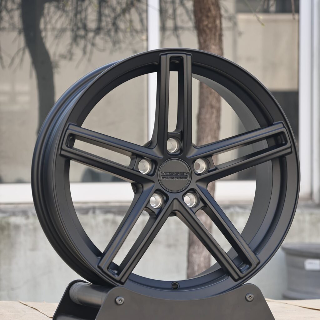 Vossen Matte Silver 5-Spoke Forged Wheels - Audi A6 / BMW 5 Series Fitment (5-Lug) view 2
