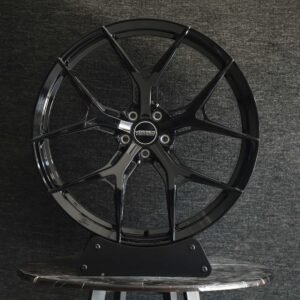 Vossen Matte Silver 5 Y-Spoke Forged Wheels – Audi A6 / BMW 5 Series Fitment (5-Lug)