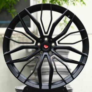 Vossen-Style Gloss Black Machined Mesh Forged Wheels – Porsche 911 / M3 Fitment (5-Lug)