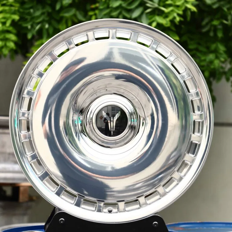 NIO ET7 wheels – Silver Full-Face, front view